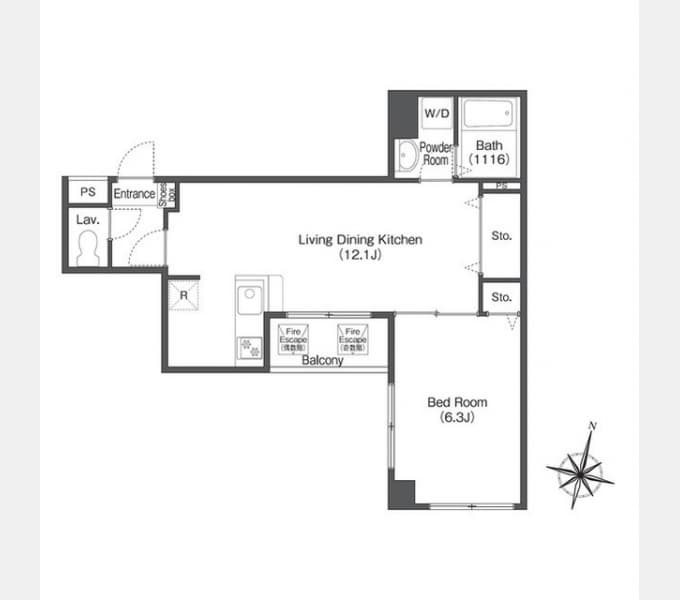 Preview floorplan of KENEDIX Chiba Chuo
