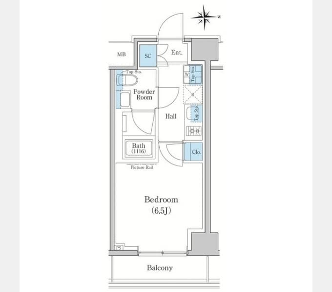Preview floorplan of Stylio Shinmaruko NORTH