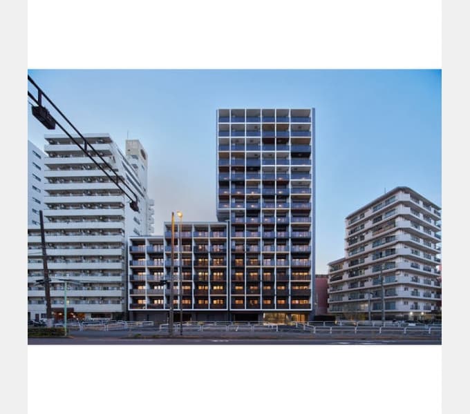 Main exterior of Season Flats Omori Nishi