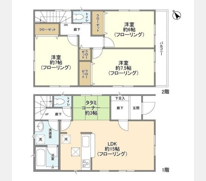 Preview floorplan of Kolet Kugenuma