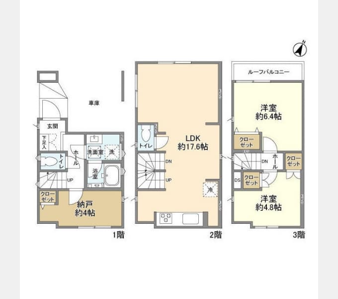 Preview floorplan of Kolet Kanamachi #16
