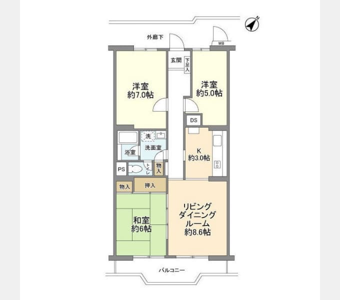 Preview floorplan of Shiki New Town Minamori Ichibangai Building 13