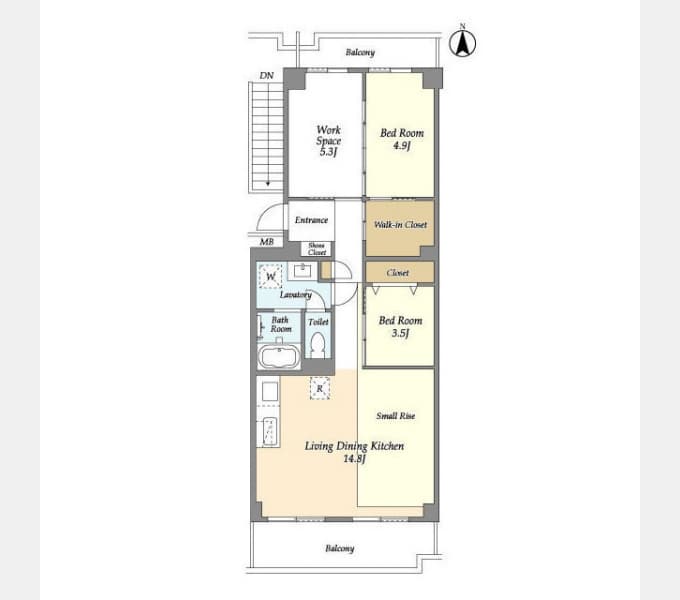 Preview floorplan of Comforia Takenotsuka East