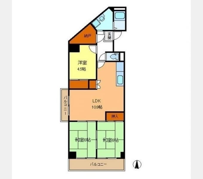 Preview floorplan of Tennoji Sun Heights
