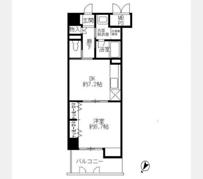 Preview floorplan of Wise Shin-Yokohama