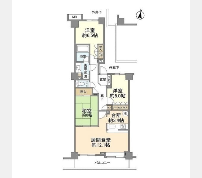 Preview floorplan of Towa City Homes Ichigao Station