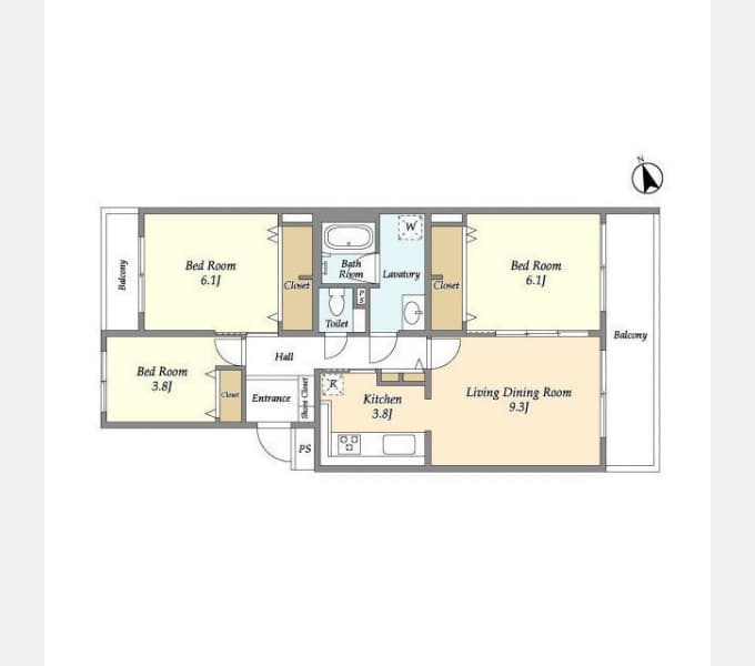 Preview floorplan of Telepalace Kashiwa Terute South Block Building 1