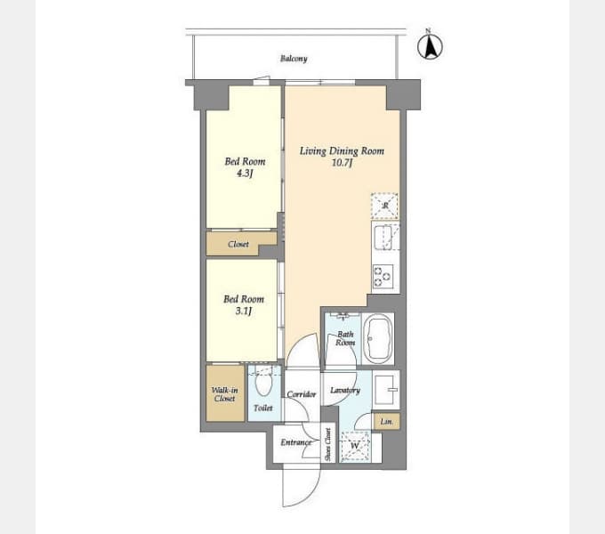 Preview floorplan of Comforia Takenotsuka East