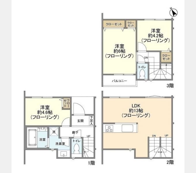 Preview floorplan of Kolet Terrace Hachioji