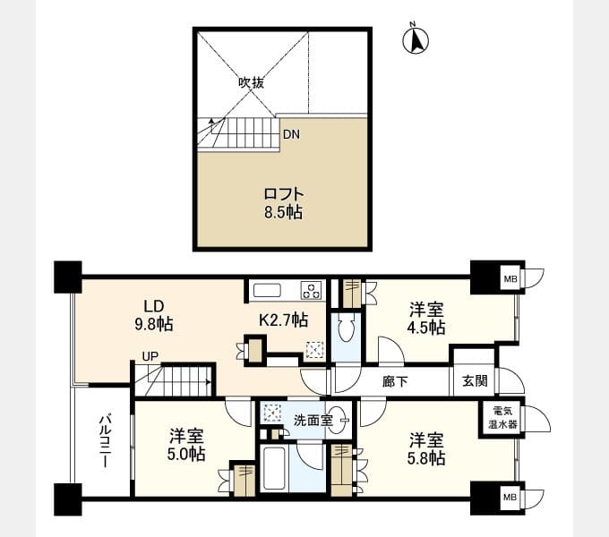 Preview floorplan of Survalier Kajigaya