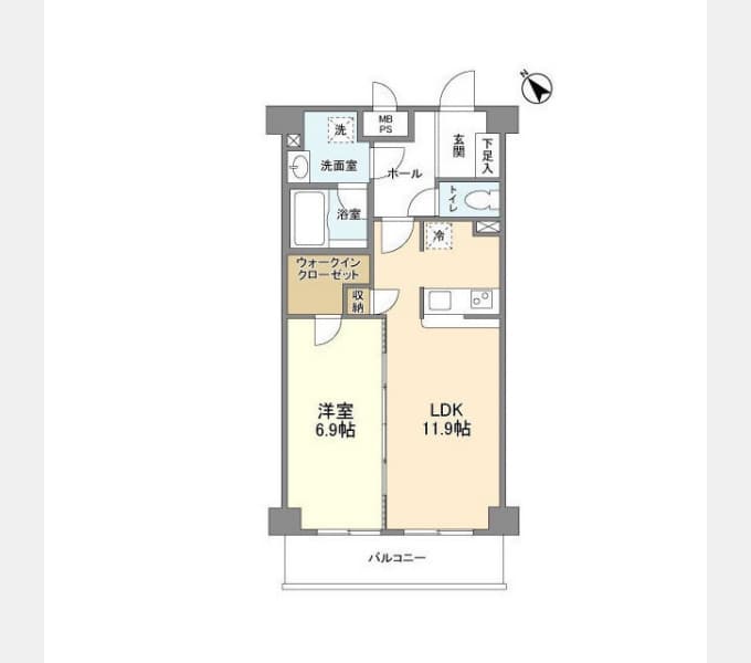 Preview floorplan of Sunheim Totsuka