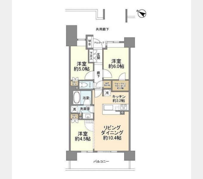 Preview floorplan of Musashi Urawa SKY&GARDEN