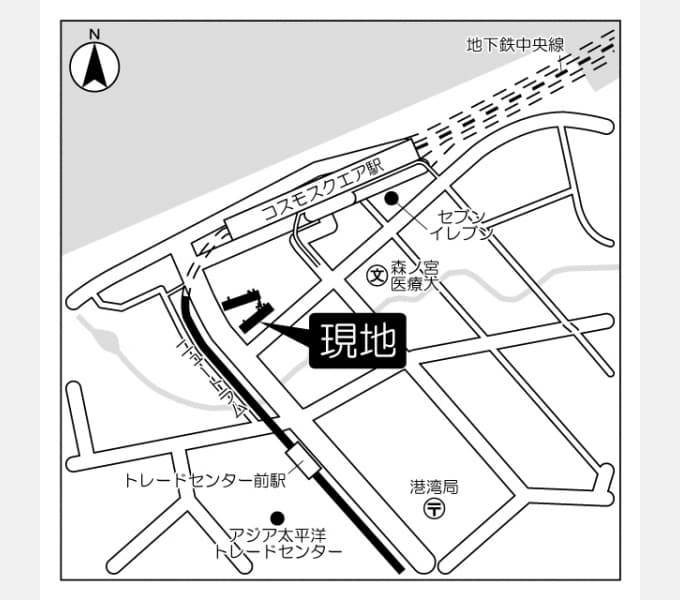 Main exterior of Osaka Bay Residence