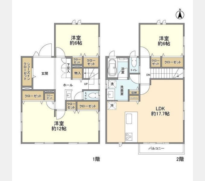 Preview floorplan of Higashiarima 1-chome rental house