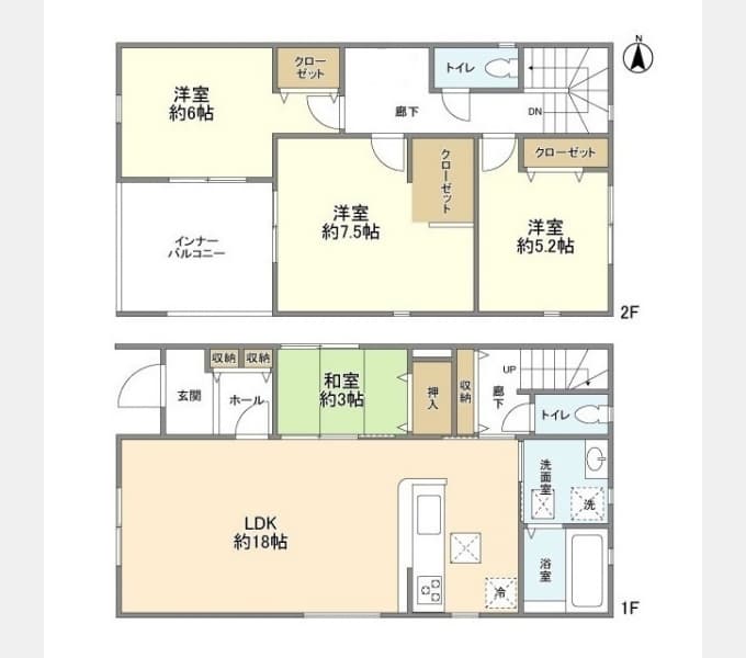 Preview floorplan of Kolet Noda City #05