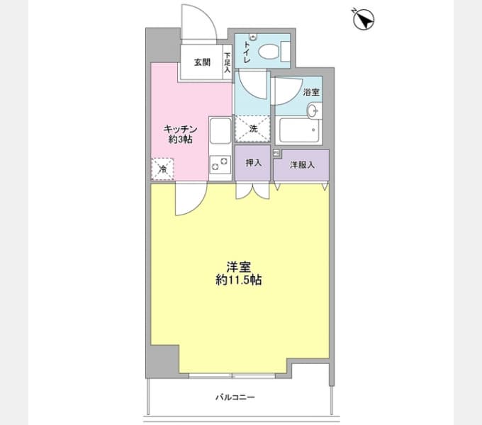 Preview floorplan of Station side Nakamura