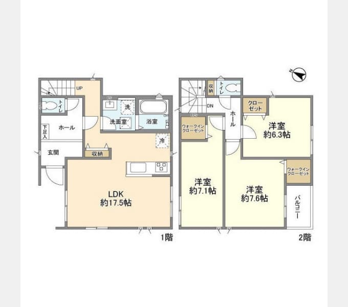 Preview floorplan of Kolet Wisteria Ushijima