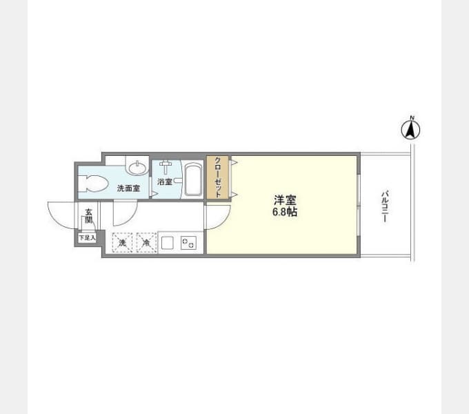 Preview floorplan of Alpha Court Nishikawaguchi 23