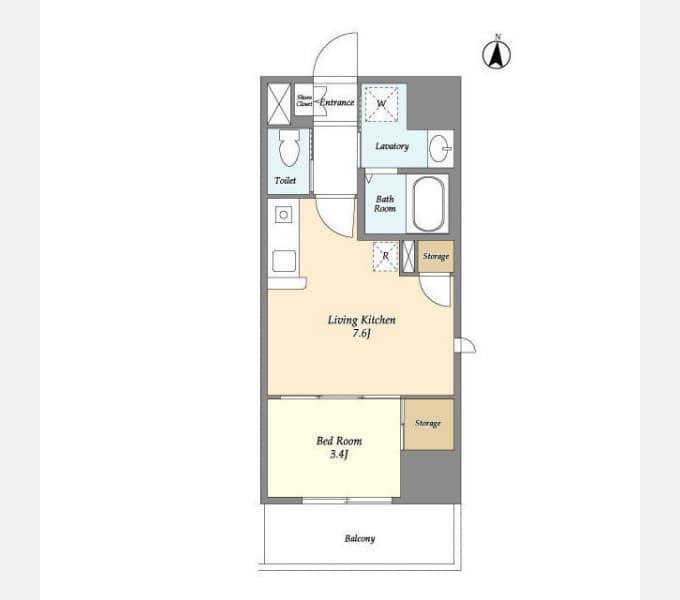 Preview floorplan of Axis Tower Kawaguchi VIII