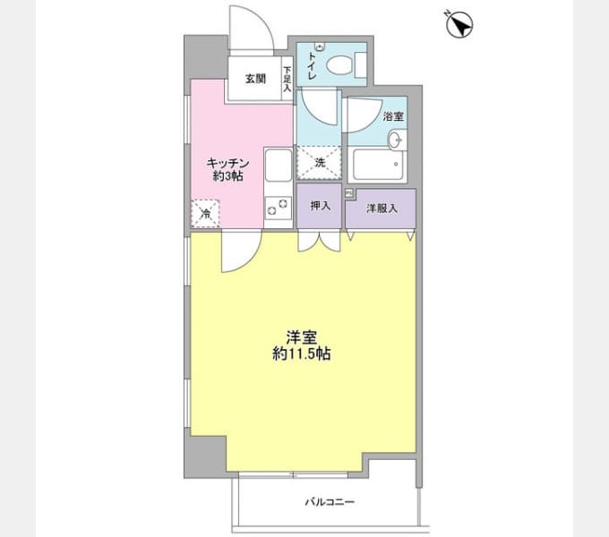 Preview floorplan of Station side Nakamura
