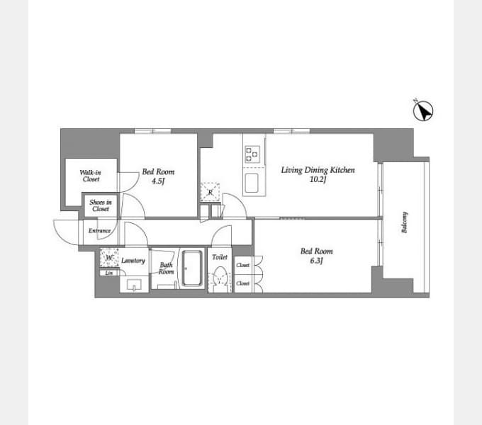 Preview floorplan of Season Flats Omori Nishi