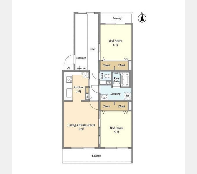 Preview floorplan of Telepalace Kashiwa Terute South Block Building 3