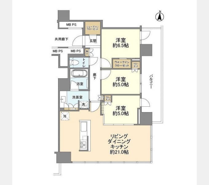 Preview floorplan of THE TOWER Shonan Tsujido