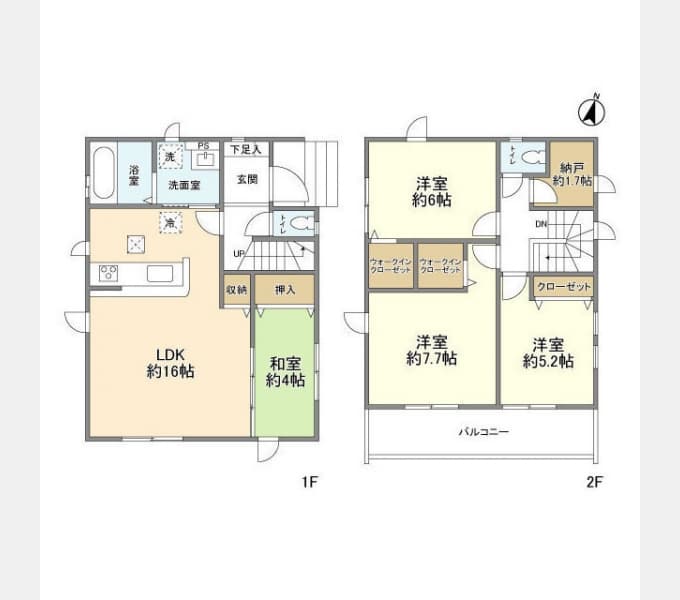 Preview floorplan of 4175 Yoshikawa City Nakano 3rd Phase 1 Building 1