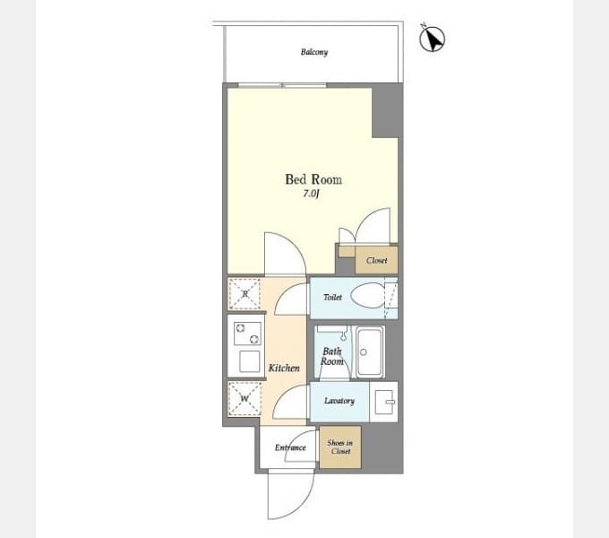 Preview floorplan of Ciel Blanc Chiba Station