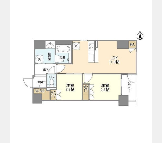 Preview floorplan of Sollevente Horikawa Takatsuji