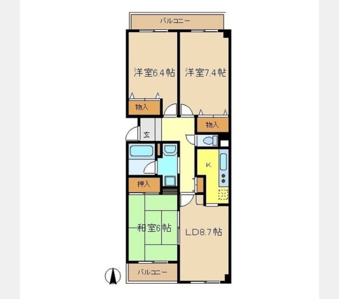 Preview floorplan of Konan Yamate Mio