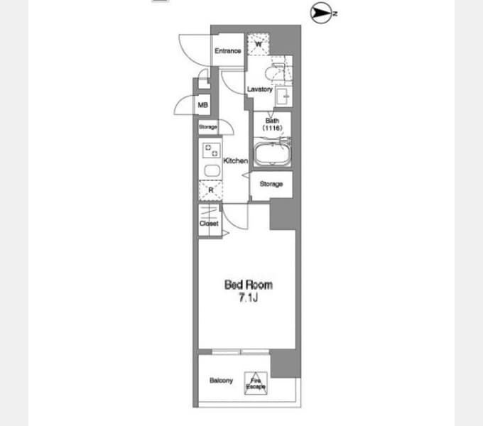 Preview floorplan of Comforia Kita Ikebukuro