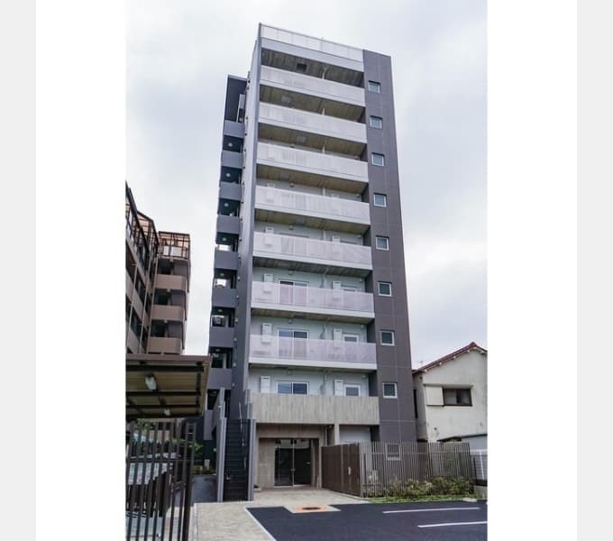 Main exterior of Comforia Minamisenju