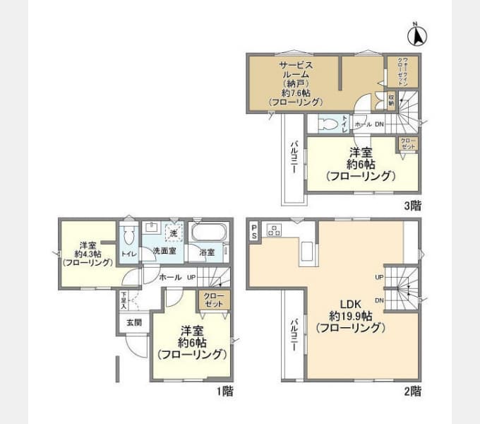 Preview floorplan of Kolet Yokohama Okurayama