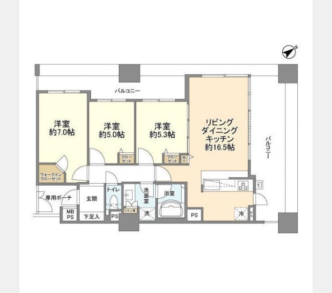 Preview floorplan of Lions Sagami-Ono Station Airista