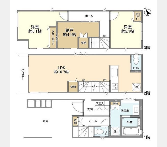 Preview floorplan of Kolet Miyamae Nanpeidai