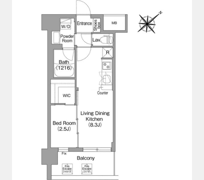 Preview floorplan of Comforia Live Awaji