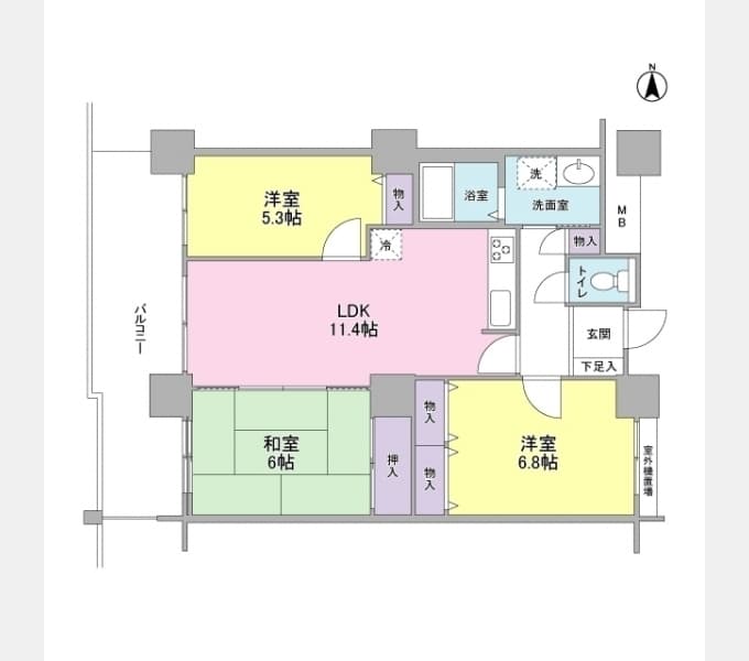 Preview floorplan of Fine View Nishinomiya