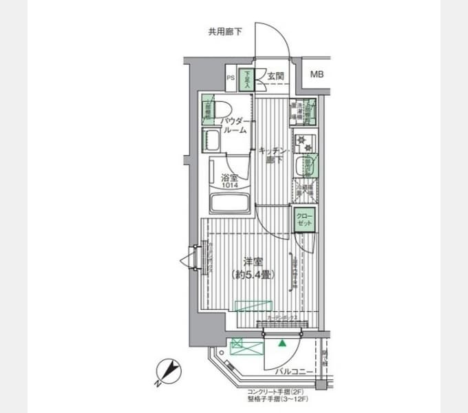Preview floorplan of BPR Residence Aoto