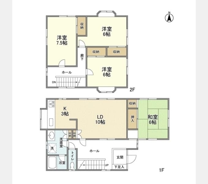 Preview floorplan of Furuedai 2-chome rental house