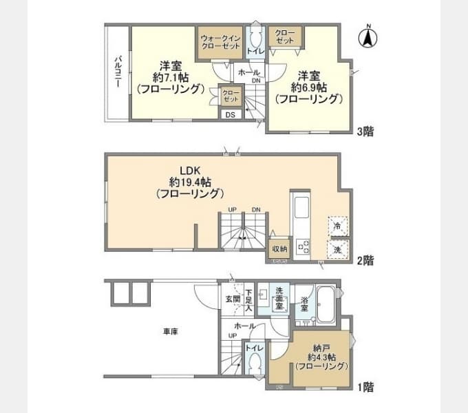 Preview floorplan of KoletMusashikosugi
