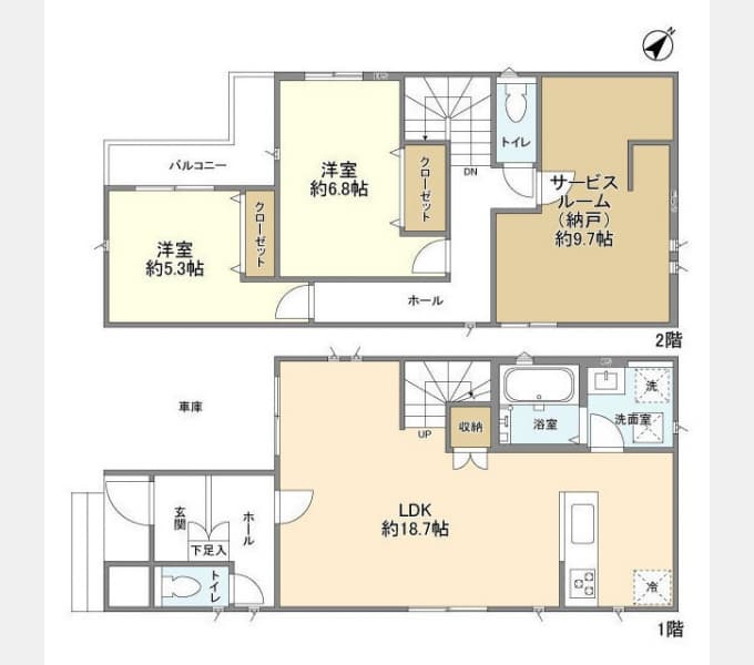 Preview floorplan of Kolet Omoridai #05