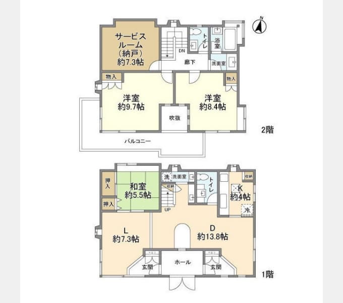 Preview floorplan of Eda Nishi 5-chome rental house