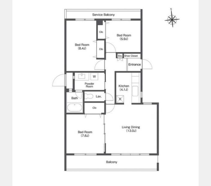 Preview floorplan of Comforia Saginuma 3-chome