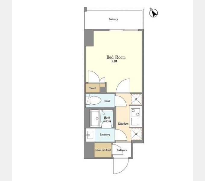 Preview floorplan of Ciel Blanc Chiba Station