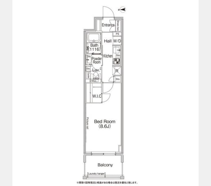 Preview floorplan of Comforia Kitahorie 1-chome