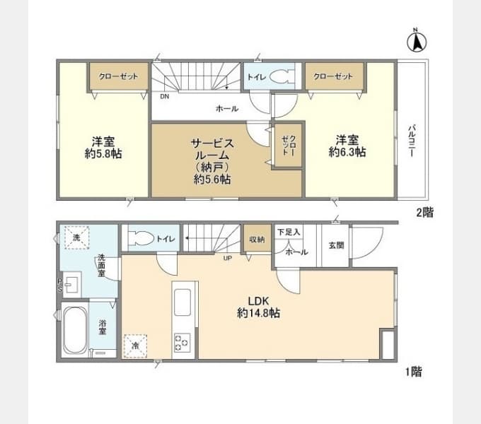 Preview floorplan of KoletChigasakihamasuka