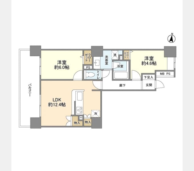 Preview floorplan of Lions Station Tower Kitakoshigaya