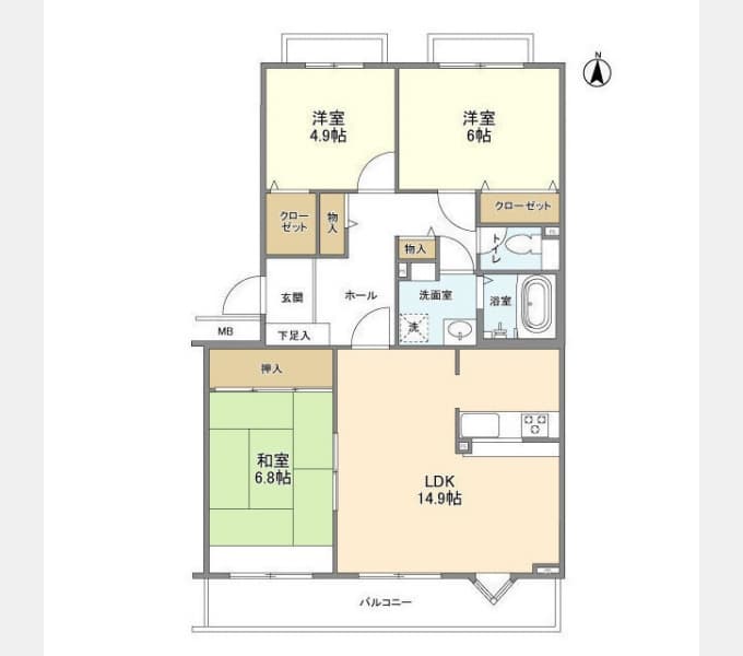 Preview floorplan of Marinella Kohoku