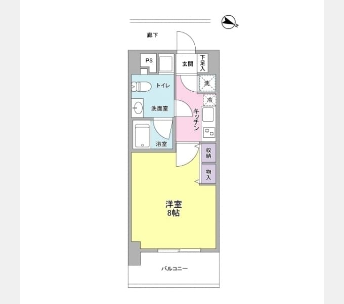 Preview floorplan of Aprile Kyomachibori